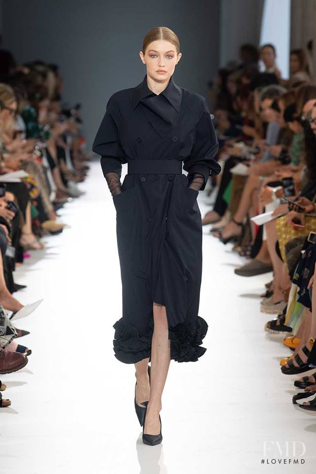 Gigi Hadid featured in  the Max Mara fashion show for Spring/Summer 2019