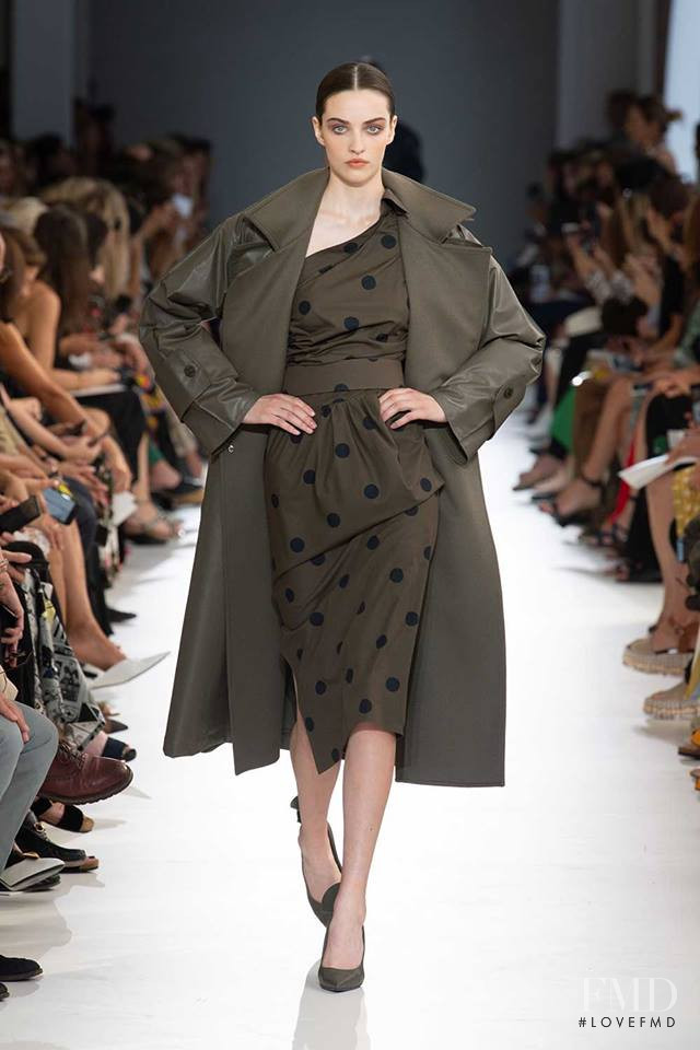 Alyssah Paccoud featured in  the Max Mara fashion show for Spring/Summer 2019