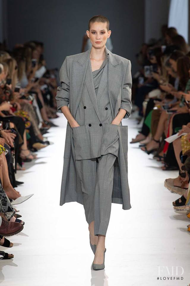 Katia Andre featured in  the Max Mara fashion show for Spring/Summer 2019