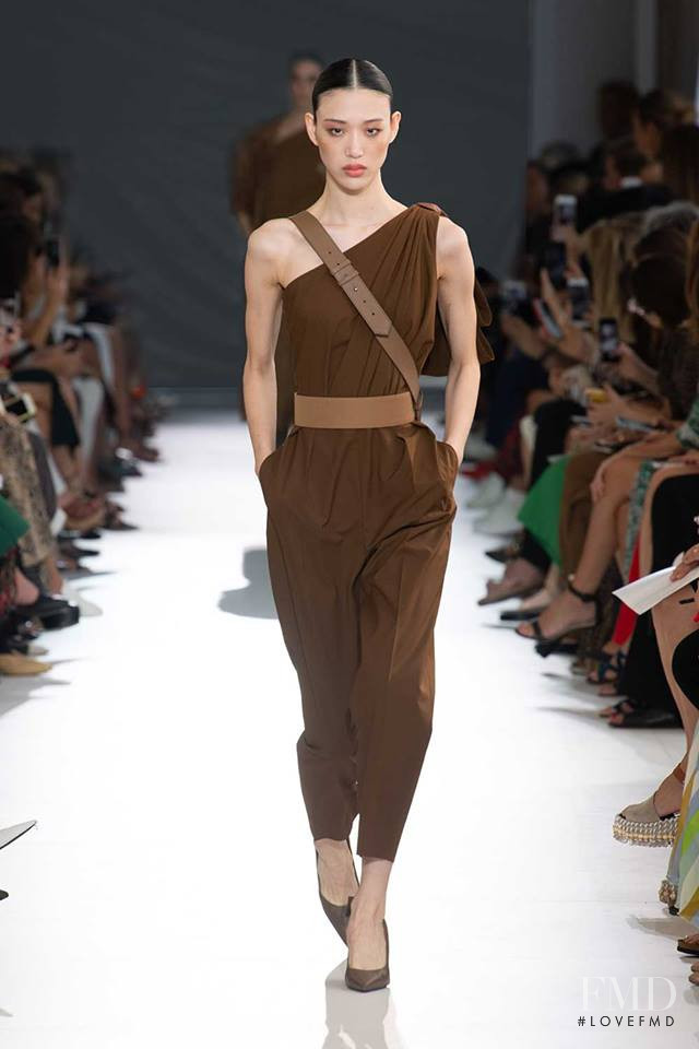 So Ra Choi featured in  the Max Mara fashion show for Spring/Summer 2019