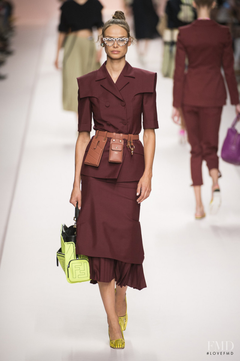 Birgit Kos featured in  the Fendi fashion show for Spring/Summer 2019