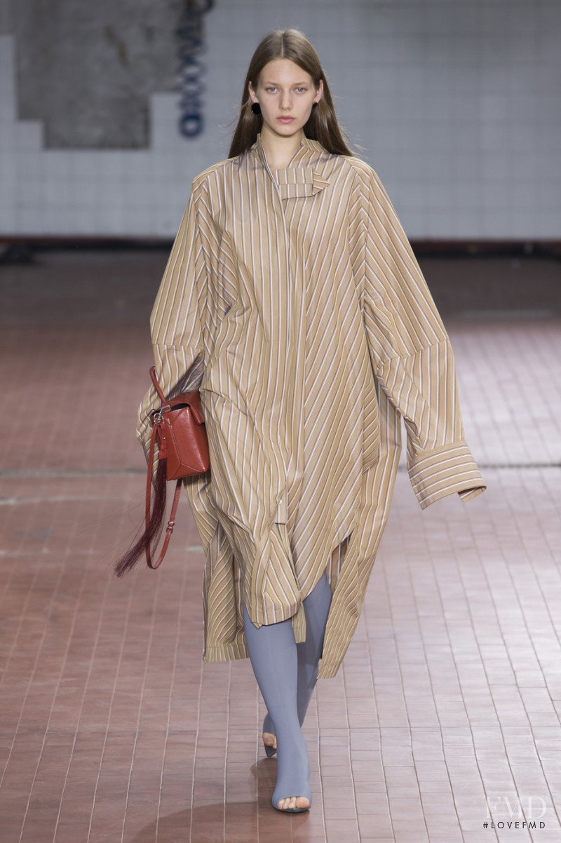 Tani Birkin featured in  the Jil Sander fashion show for Spring/Summer 2019