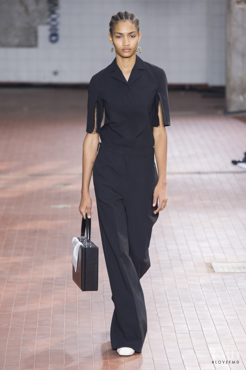 Anyelina Rosa featured in  the Jil Sander fashion show for Spring/Summer 2019