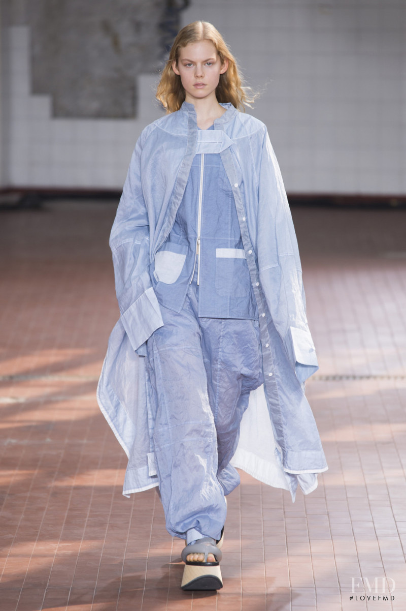 Jodie Alien featured in  the Jil Sander fashion show for Spring/Summer 2019