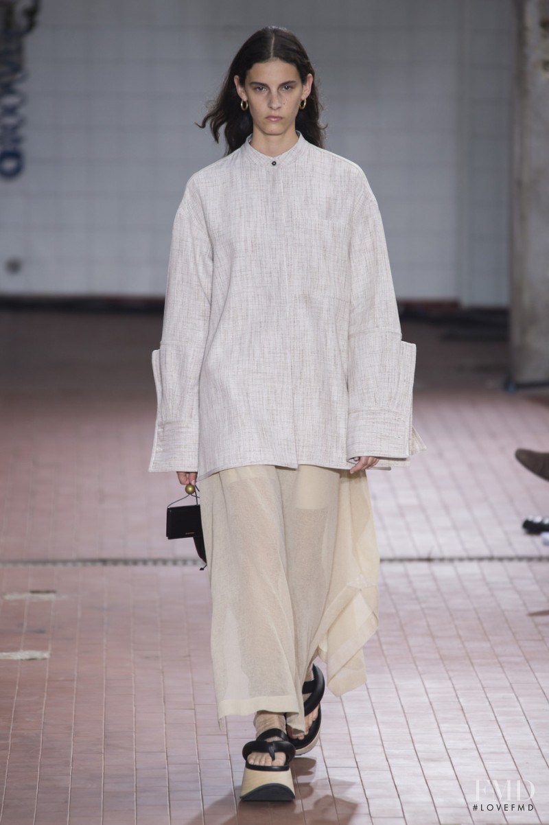 Cyrielle Lalande featured in  the Jil Sander fashion show for Spring/Summer 2019