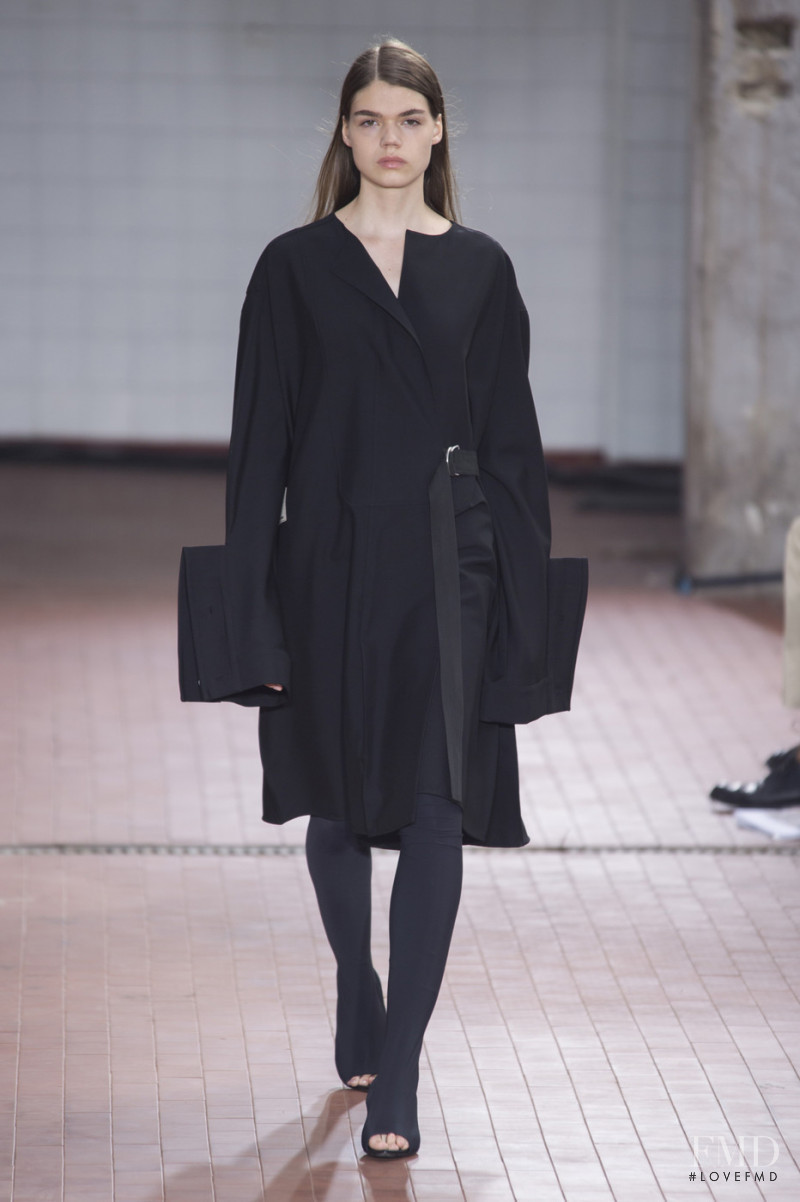Nadia Boiko featured in  the Jil Sander fashion show for Spring/Summer 2019