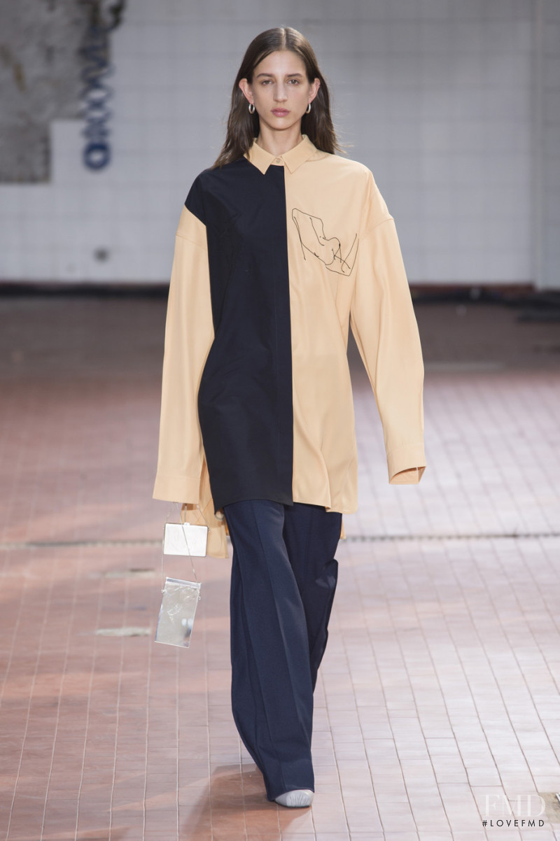 Rachel Marx featured in  the Jil Sander fashion show for Spring/Summer 2019