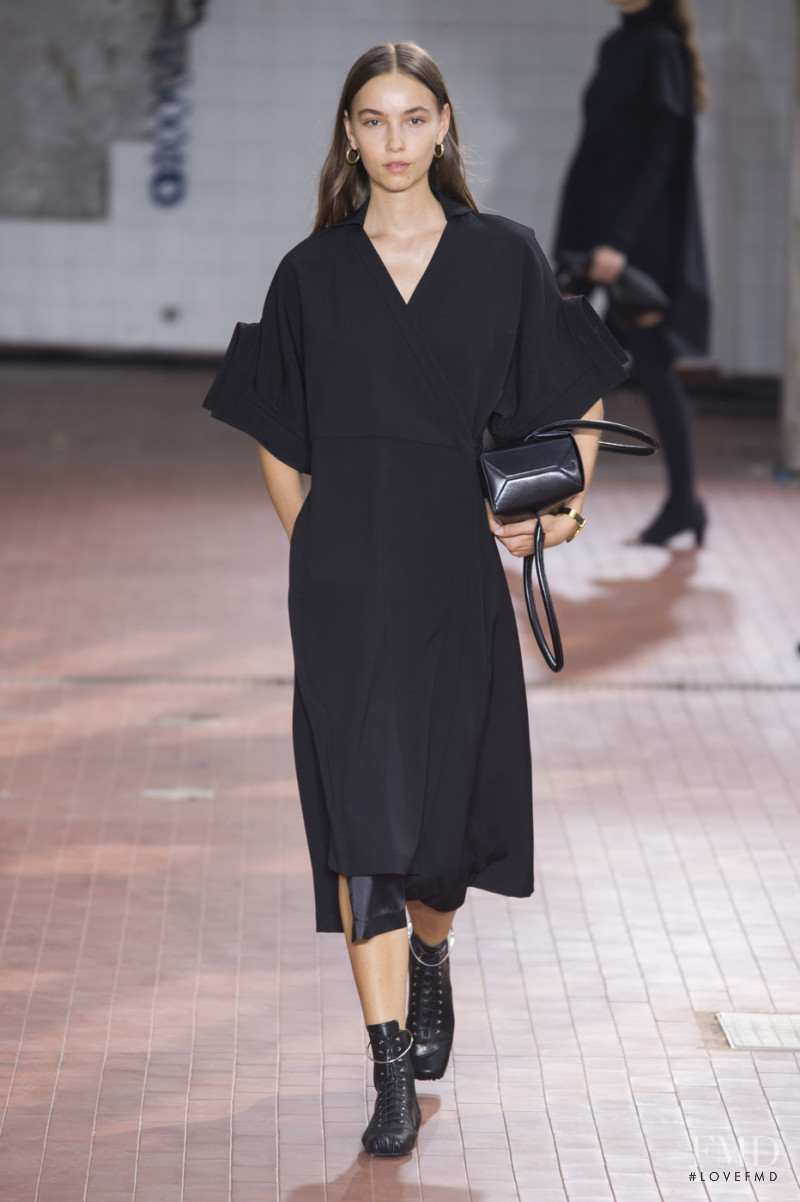 Josephine Adam featured in  the Jil Sander fashion show for Spring/Summer 2019