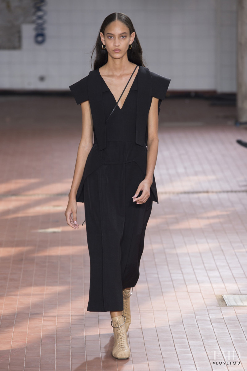 Nayeli Figueroa featured in  the Jil Sander fashion show for Spring/Summer 2019