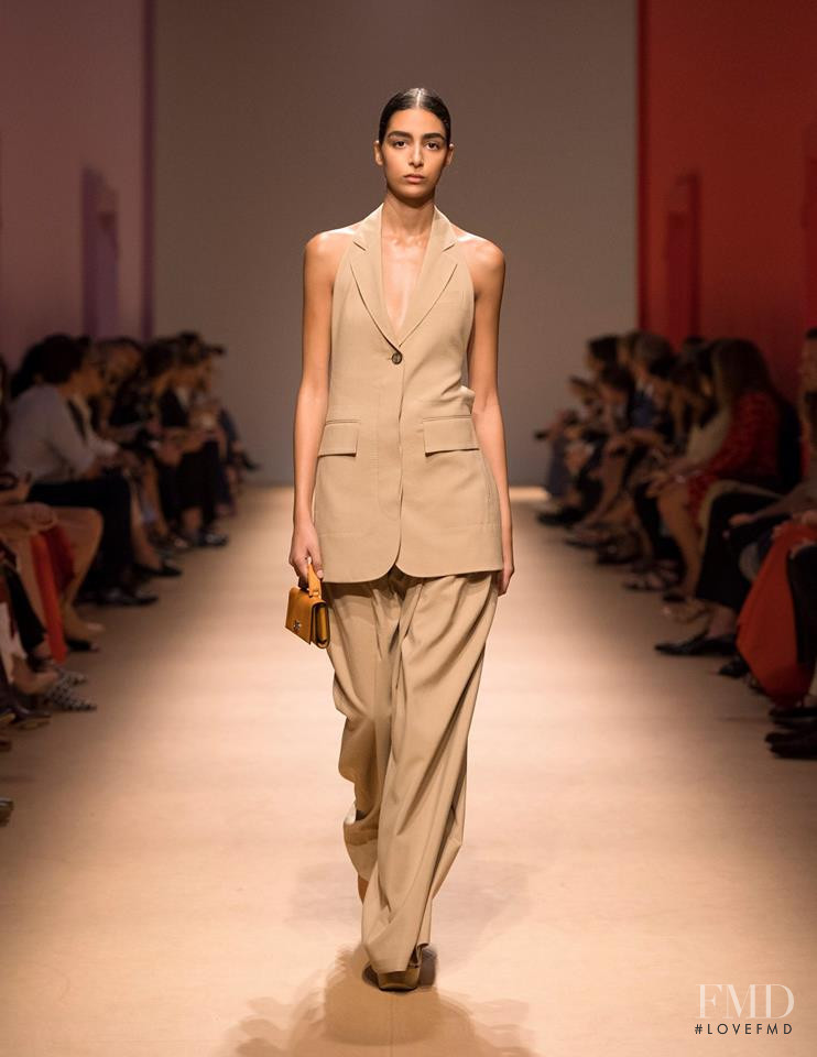 Nora Attal featured in  the Salvatore Ferragamo fashion show for Spring/Summer 2019