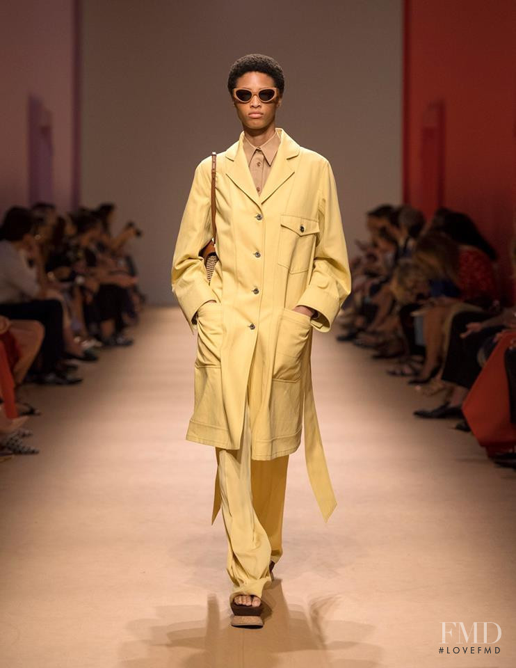 Janaye Furman featured in  the Salvatore Ferragamo fashion show for Spring/Summer 2019
