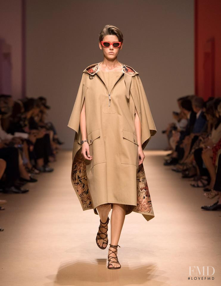 Vivienne Rohner featured in  the Salvatore Ferragamo fashion show for Spring/Summer 2019