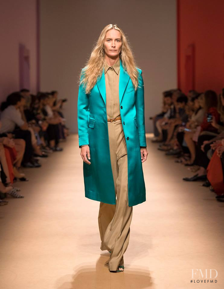 Georgina Grenville featured in  the Salvatore Ferragamo fashion show for Spring/Summer 2019