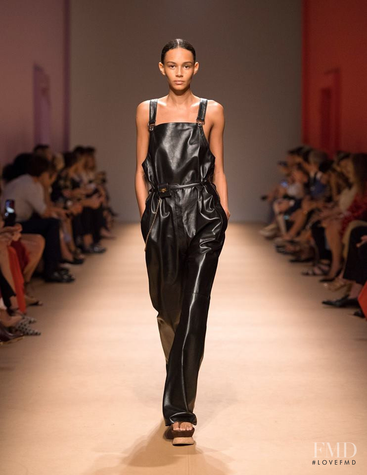 Binx Walton featured in  the Salvatore Ferragamo fashion show for Spring/Summer 2019