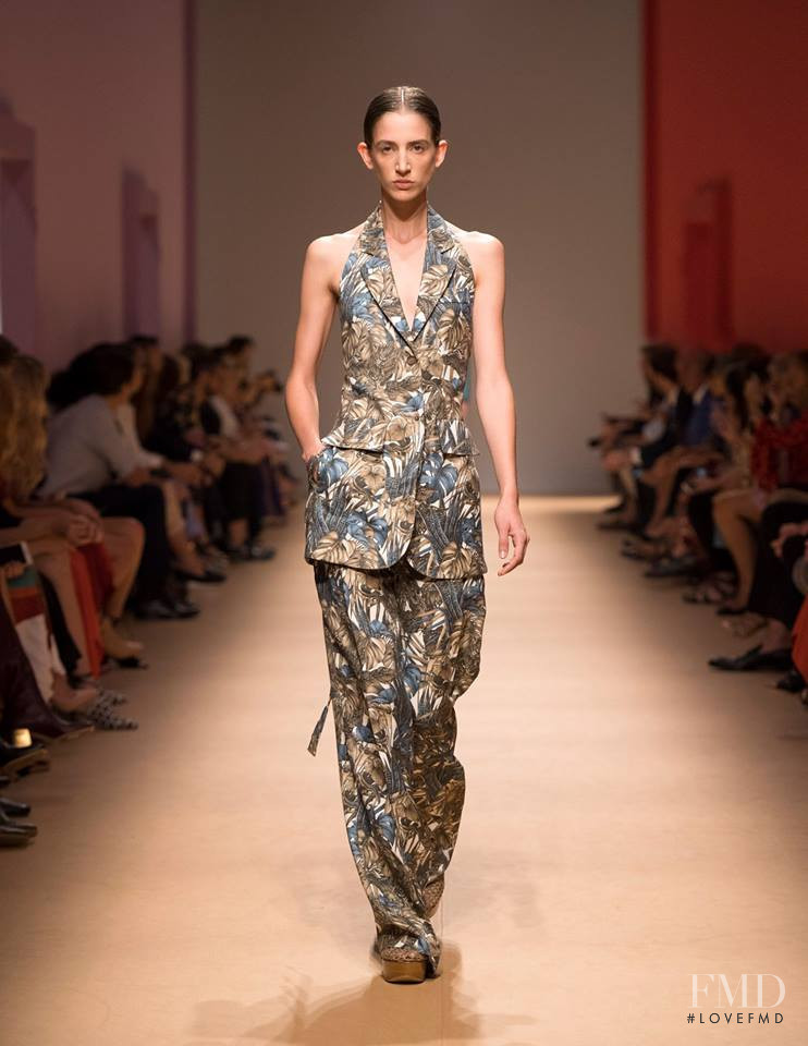 Rachel Marx featured in  the Salvatore Ferragamo fashion show for Spring/Summer 2019