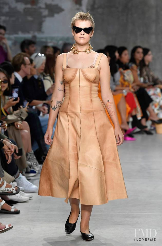 Izzy Josephine Adams featured in  the Marni fashion show for Spring/Summer 2019