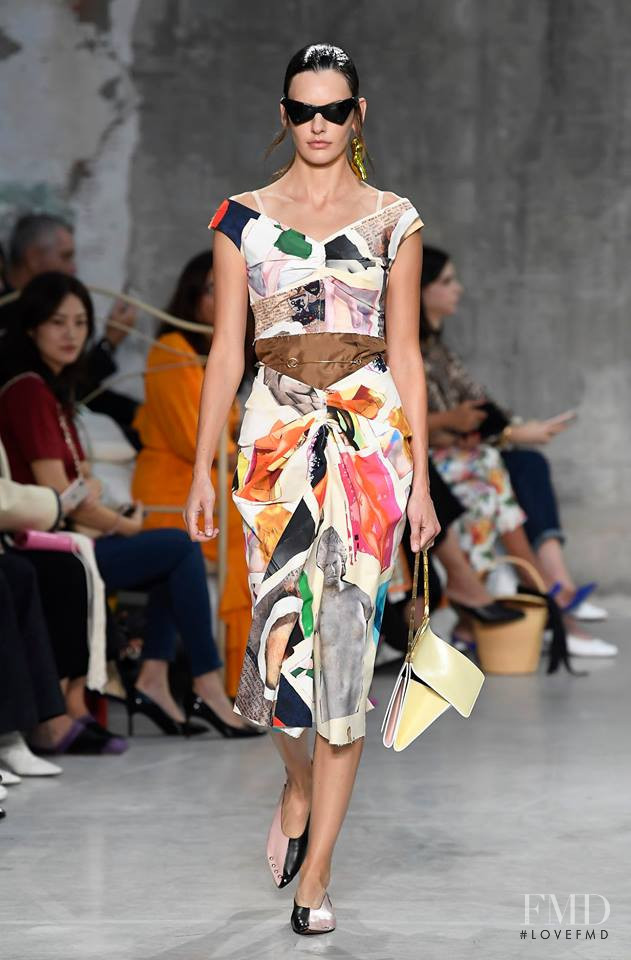 Amanda Murphy featured in  the Marni fashion show for Spring/Summer 2019