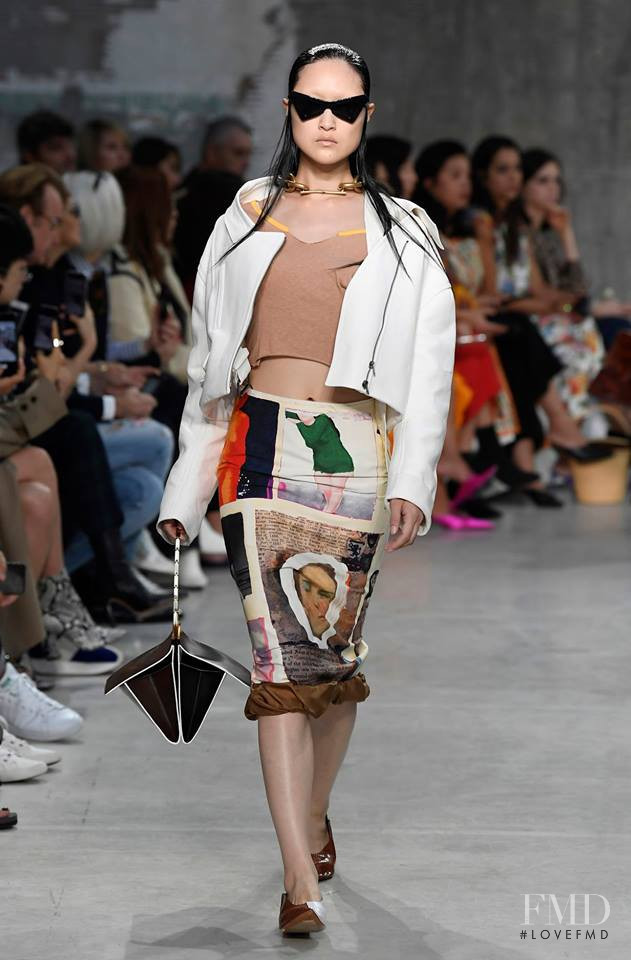 Aoi Aoi featured in  the Marni fashion show for Spring/Summer 2019