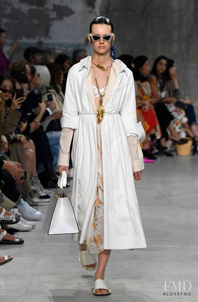 Jamily Meurer Wernke featured in  the Marni fashion show for Spring/Summer 2019