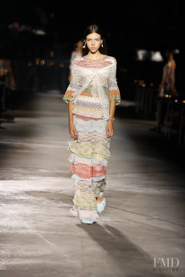Lea Julian featured in  the Missoni fashion show for Spring/Summer 2019