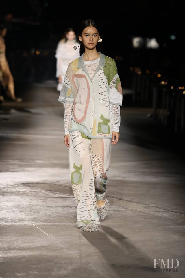 Shu Ping Li featured in  the Missoni fashion show for Spring/Summer 2019