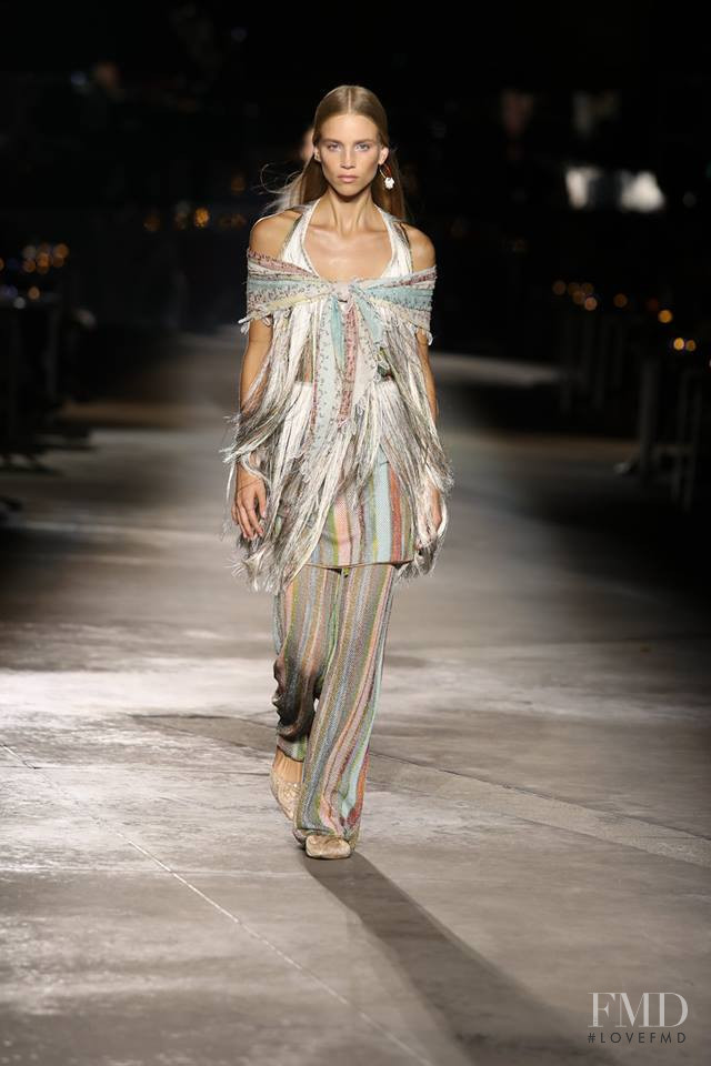 Rebecca Leigh Longendyke featured in  the Missoni fashion show for Spring/Summer 2019