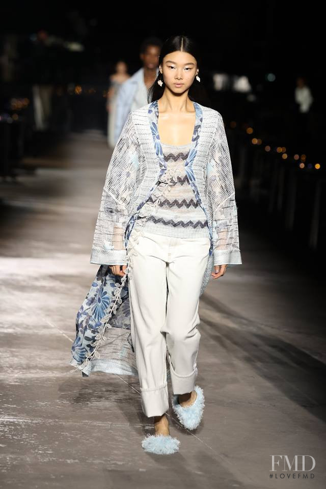 Yoon Young Bae featured in  the Missoni fashion show for Spring/Summer 2019