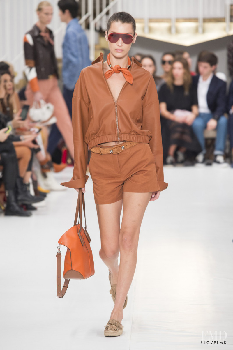 Bella Hadid featured in  the Tod\'s fashion show for Spring/Summer 2019