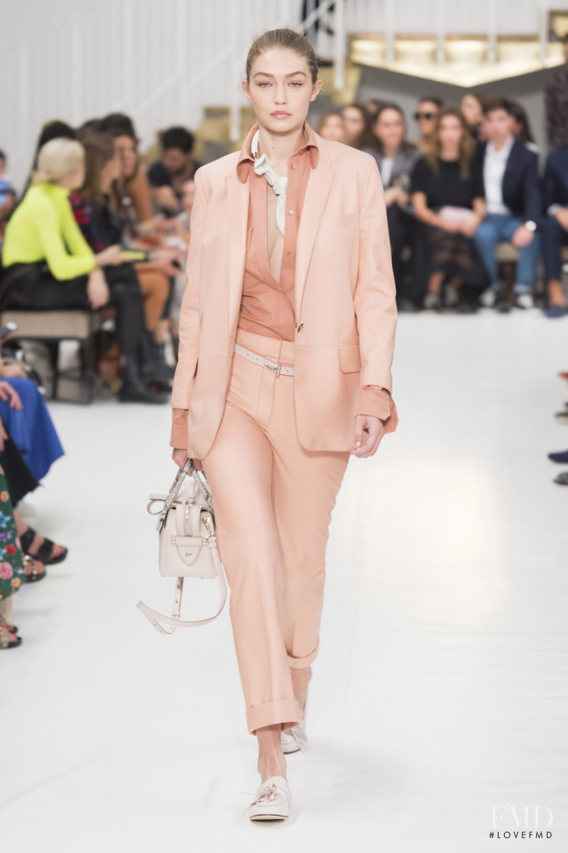 Gigi Hadid featured in  the Tod\'s fashion show for Spring/Summer 2019
