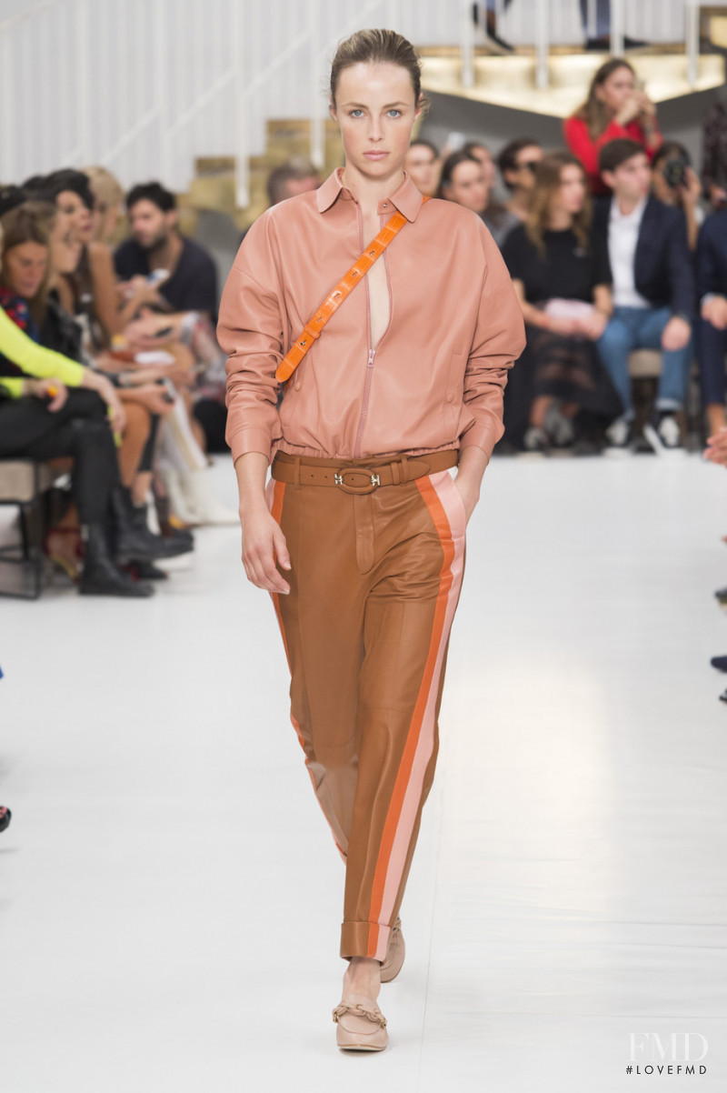 Edie Campbell featured in  the Tod\'s fashion show for Spring/Summer 2019