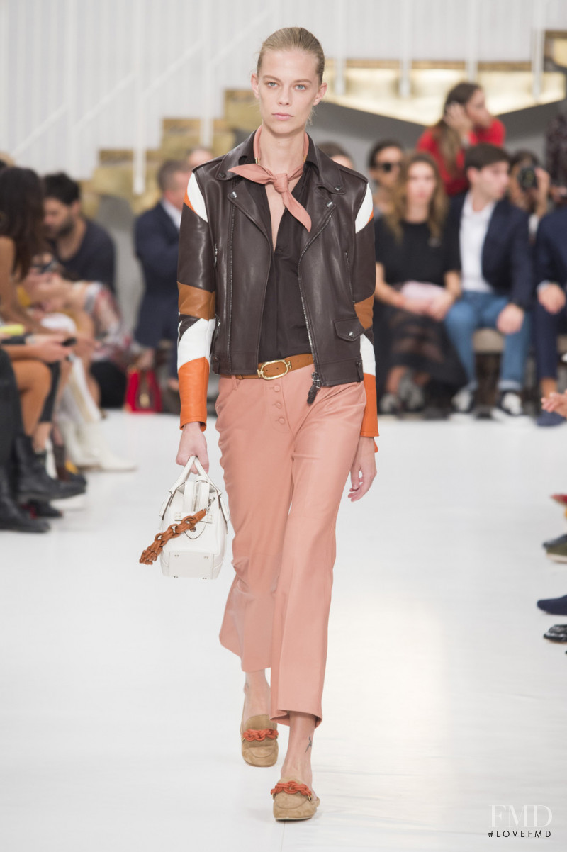 Lexi Boling featured in  the Tod\'s fashion show for Spring/Summer 2019