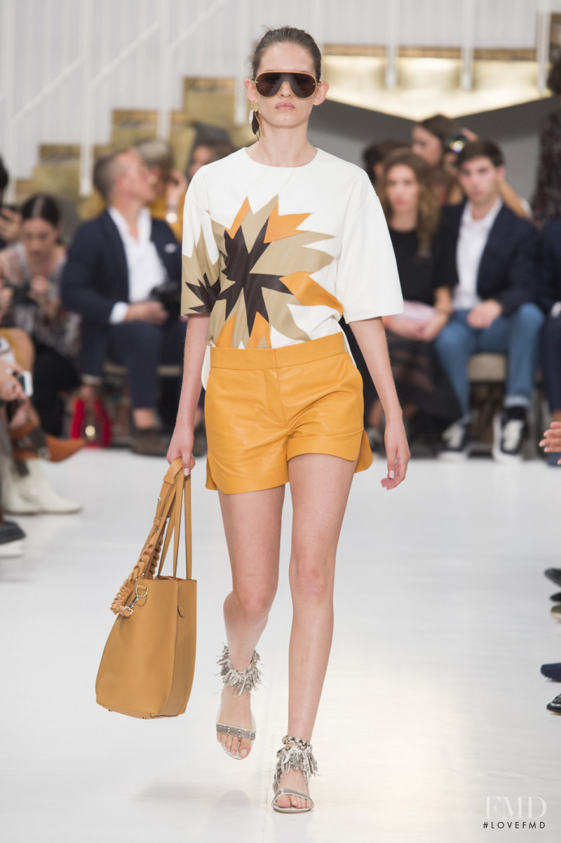 Ansolet Rossouw featured in  the Tod\'s fashion show for Spring/Summer 2019