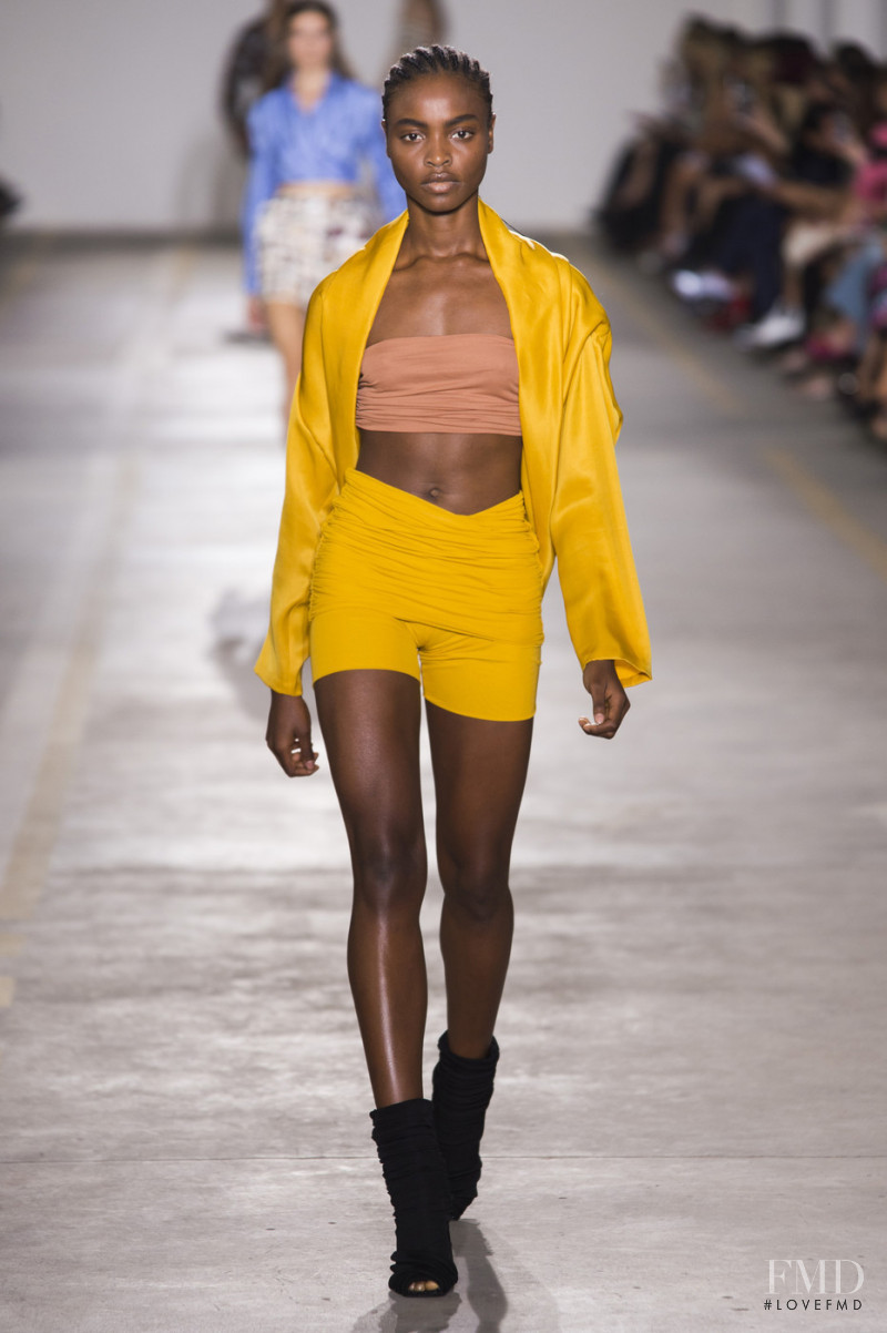 Olamide Ogundele featured in  the Roberto Cavalli fashion show for Spring/Summer 2019