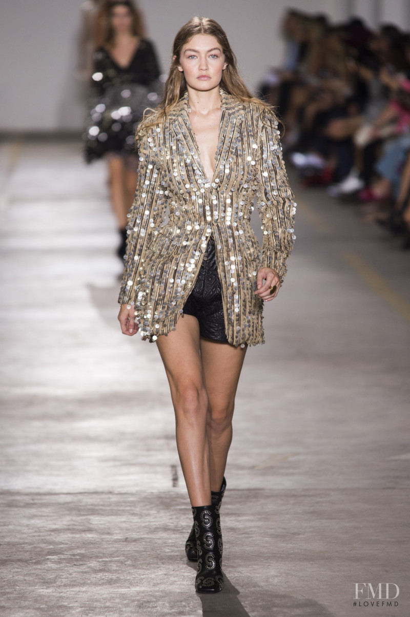 Gigi Hadid featured in  the Roberto Cavalli fashion show for Spring/Summer 2019