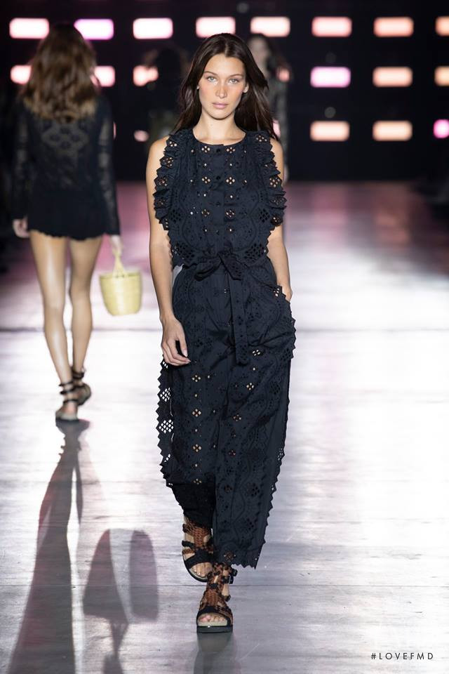 Bella Hadid featured in  the Alberta Ferretti fashion show for Spring/Summer 2019