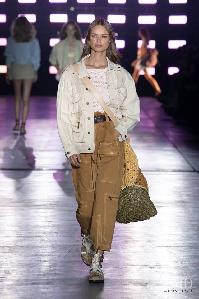 Birgit Kos featured in  the Alberta Ferretti fashion show for Spring/Summer 2019