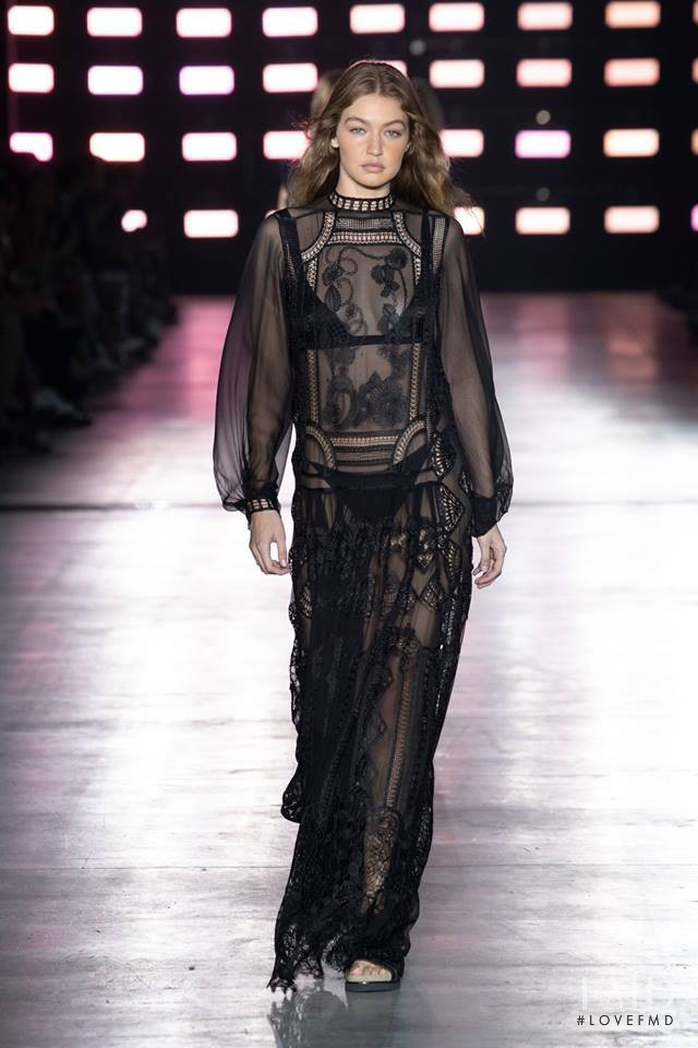 Gigi Hadid featured in  the Alberta Ferretti fashion show for Spring/Summer 2019