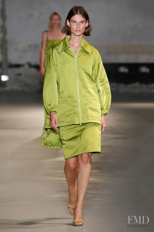 Giedre Dukauskaite featured in  the N° 21 fashion show for Spring/Summer 2019
