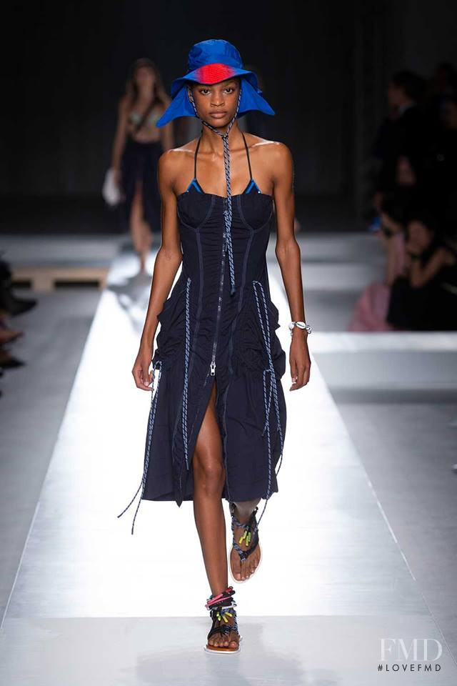Theresa Hayes featured in  the Sportmax fashion show for Spring/Summer 2019