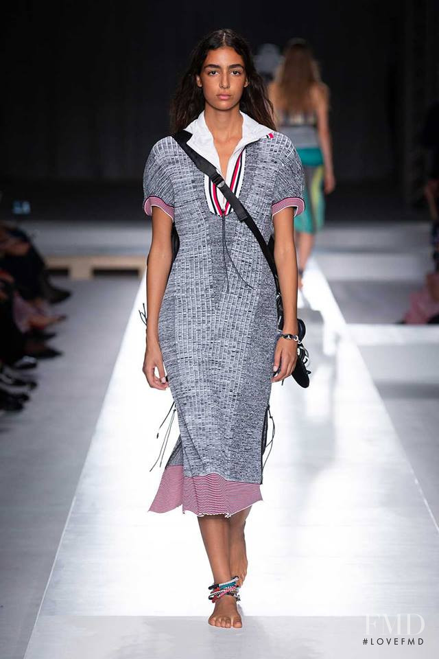 Nora Attal featured in  the Sportmax fashion show for Spring/Summer 2019