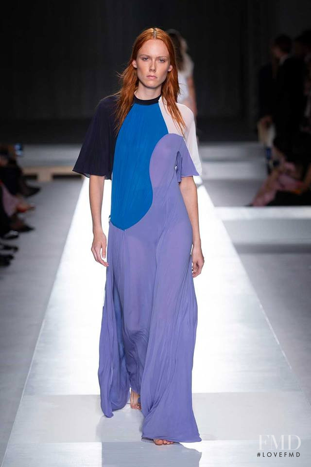 Kiki Willems featured in  the Sportmax fashion show for Spring/Summer 2019