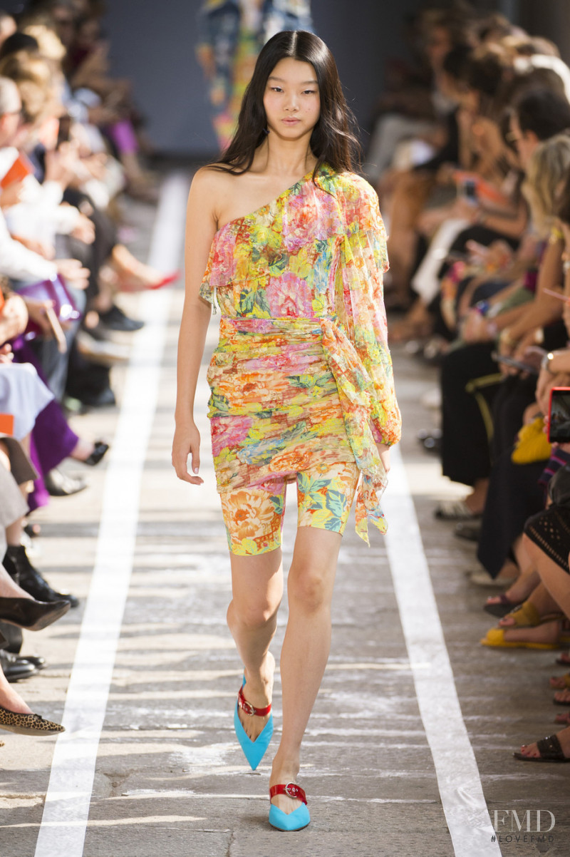 Yoon Young Bae featured in  the Blumarine fashion show for Spring/Summer 2019