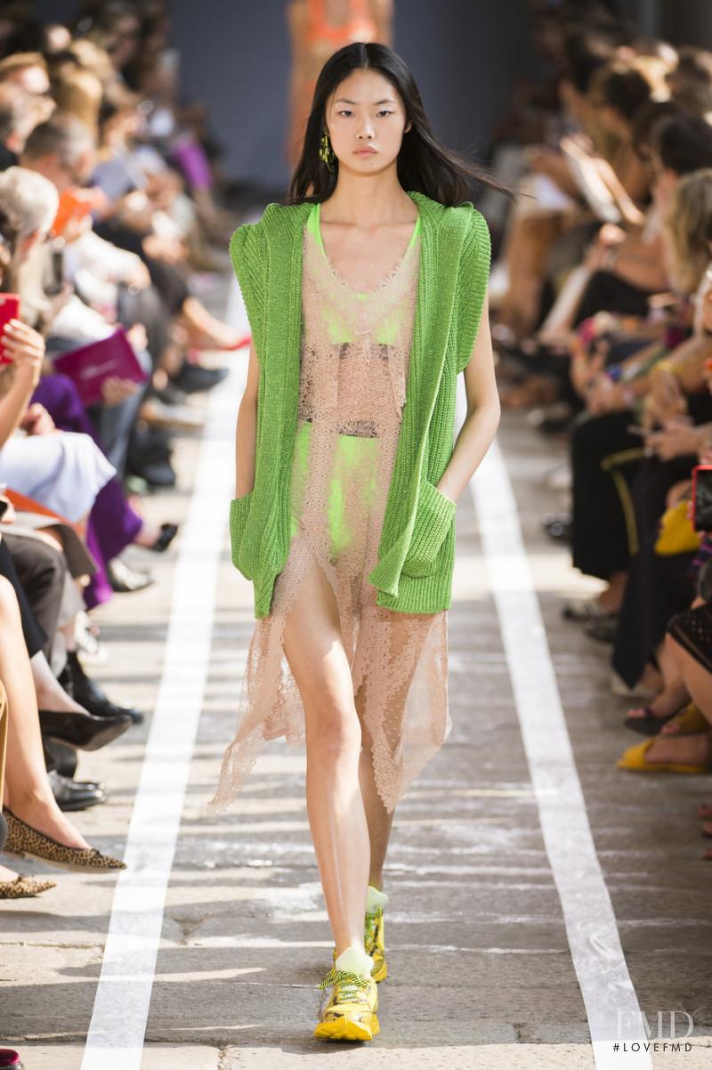 Sijia Kang featured in  the Blumarine fashion show for Spring/Summer 2019