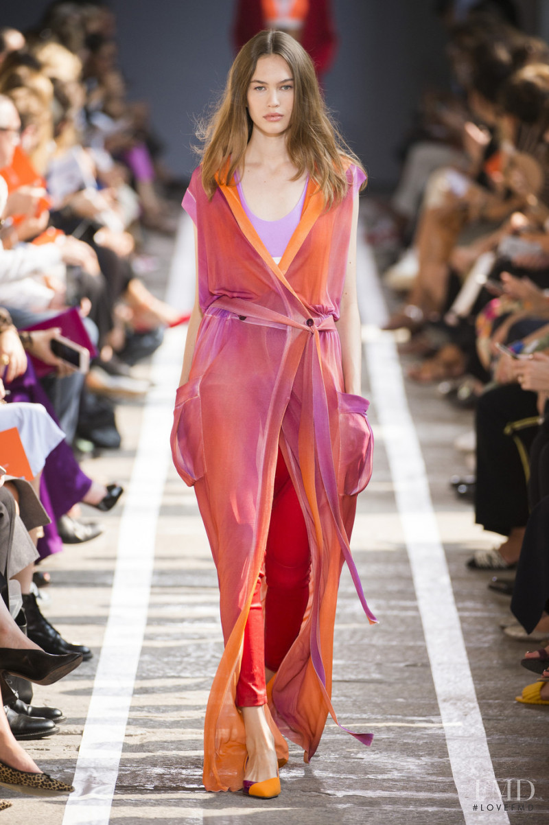 Lex Herl featured in  the Blumarine fashion show for Spring/Summer 2019