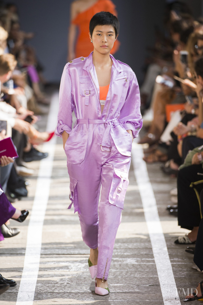 So Hyun Jung featured in  the Blumarine fashion show for Spring/Summer 2019