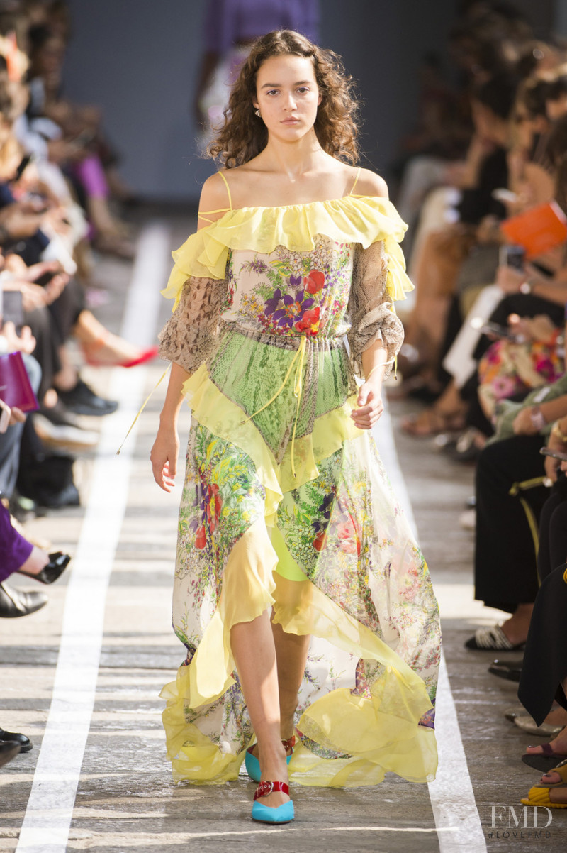 Emm Arruda featured in  the Blumarine fashion show for Spring/Summer 2019