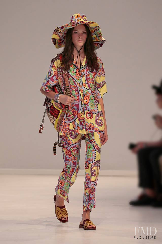 Matea Brakus featured in  the Etro fashion show for Spring/Summer 2019