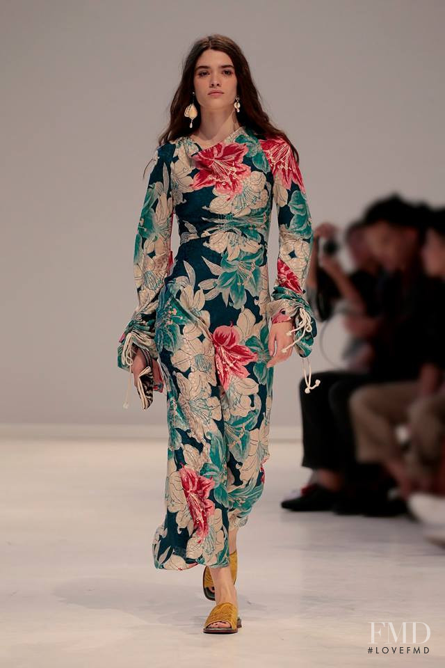 Alexandra Maria Micu featured in  the Etro fashion show for Spring/Summer 2019