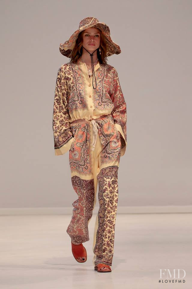 Birgit Kos featured in  the Etro fashion show for Spring/Summer 2019