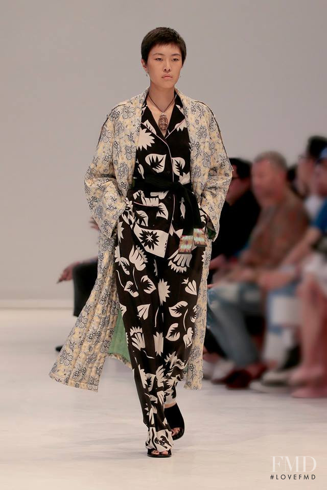 So Hyun Jung featured in  the Etro fashion show for Spring/Summer 2019